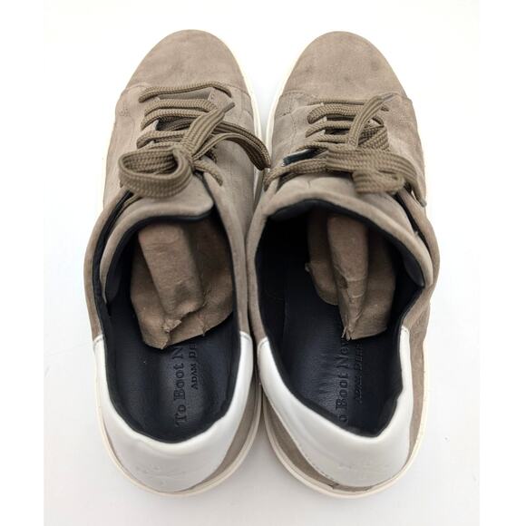 To Boot New York Adam Derrick Lace-Up Sneaker Shoes Men's Brown Size US12 EU45 - Picture 13 of 13